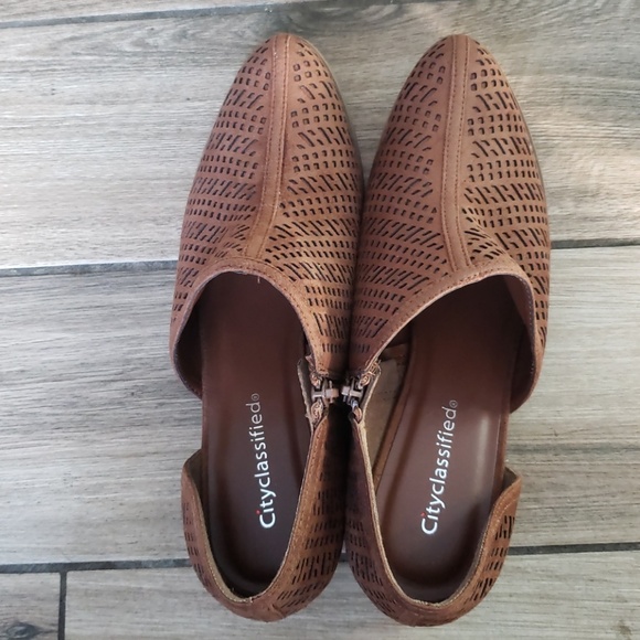Brown Woven Ankle Boots - BRAND NEW - Picture 4 of 4
